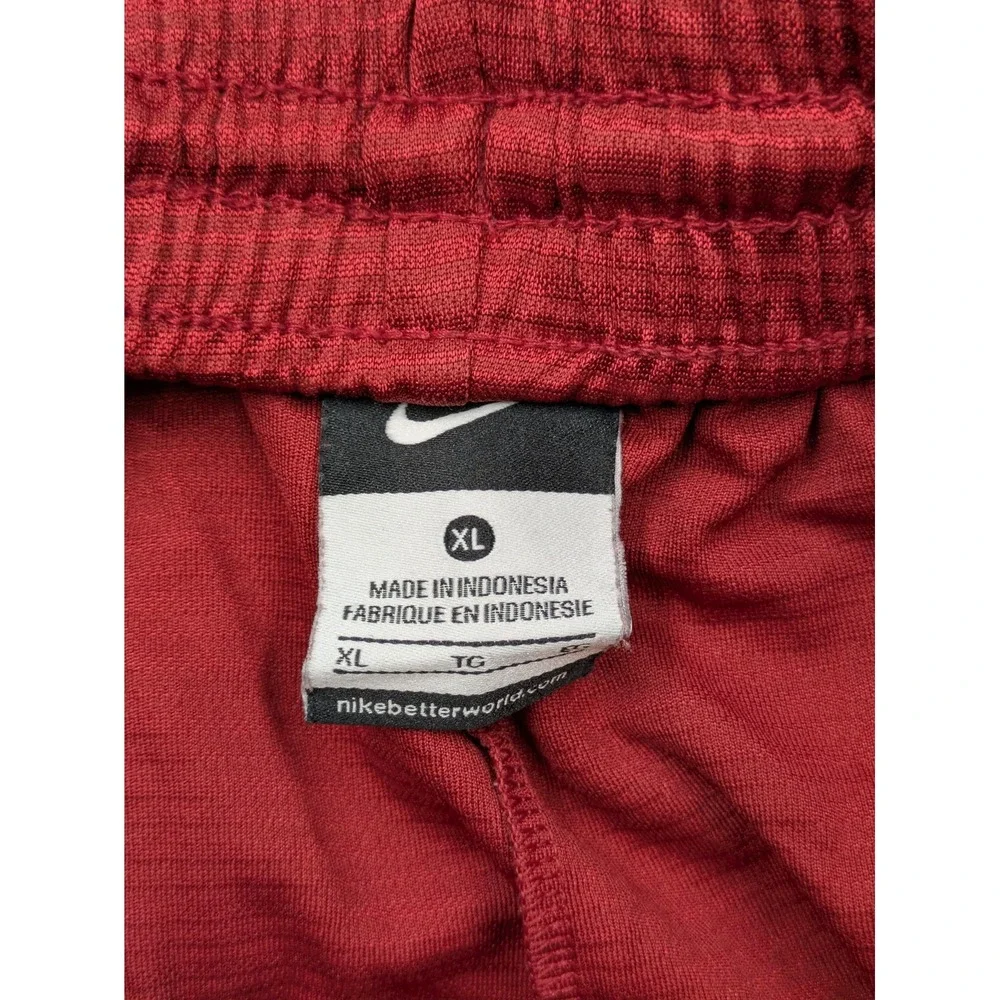 Oklahoma Sooners Shorts Mens XL Red NCAA Basketball Nike Elite Polyester
